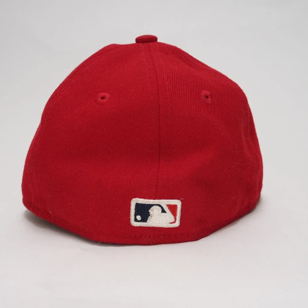 New Era 59FIFTY Los Angeles Angels Youth 6‎ 3/8 Red Fitted MLB On Field Cap